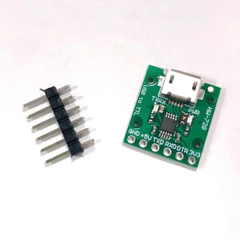 

50PCS CH340E USB to TTL Serial Converter, 5V/3.3V Alternative CH340G Module For Arduino Pro mini