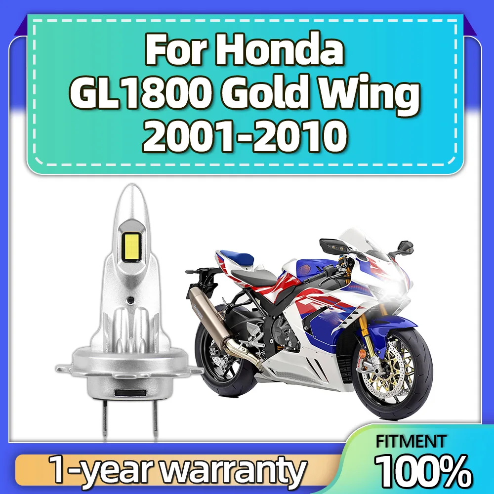 Для Honda GL1800 Gold Wing 2001 2002-2010 H7 светодиодная мотоциклетная фара лампы для мотоцикла CSP