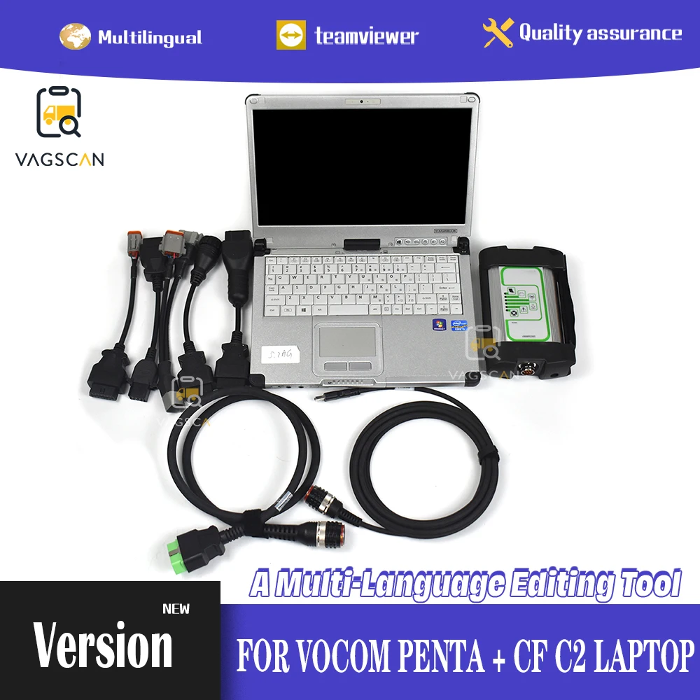 

For Vocom penta vodia diagnostic tool CF-C2 laptop penta marine engine Industrial Engine truck Diagnostic tool