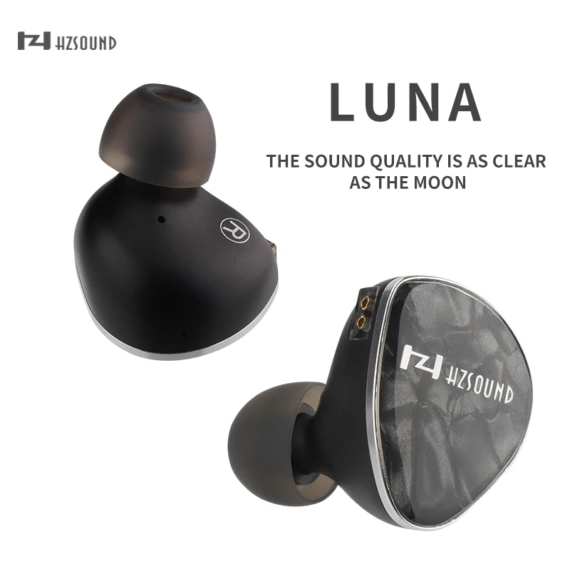 Наушники HZSOUND LUNA со сменными разъемами 0 78 2 Pin 3 5/4 4 мм
