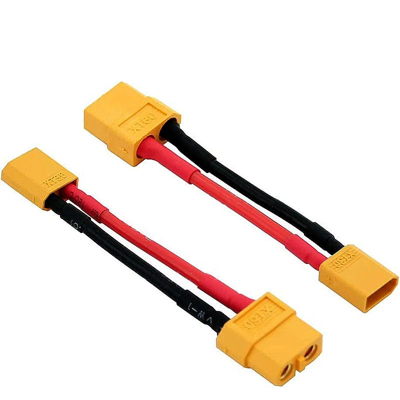 1 шт. XT60 к XT30 Переходник штекергнездо 10 см 16AWG силиконовый провод кабель для RC FPV квадрокоптера CineLog35 Запчасти для дрона (art.: 3920c9df513da) - 3920c9df513da