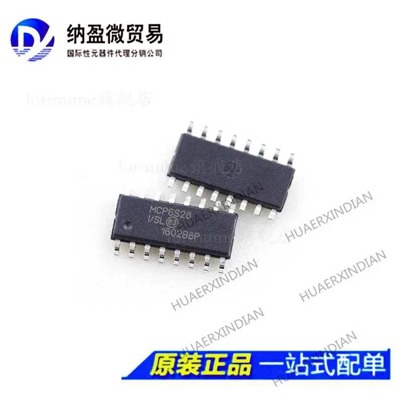 

5PCS MCP6S28-I/SL MCP6S28 SOP16 New Original