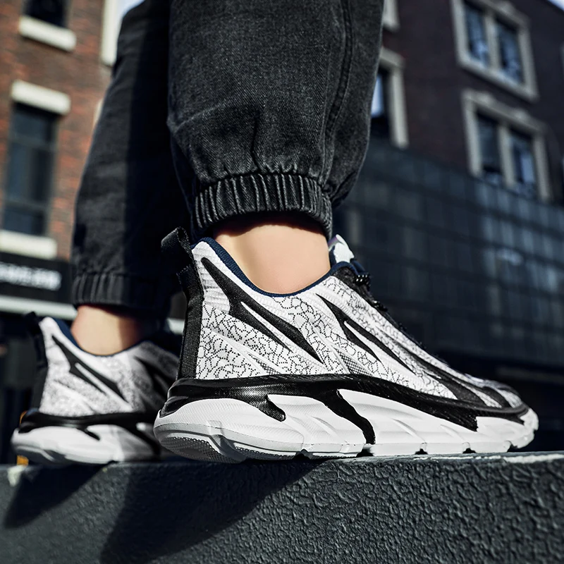 Mens Basketball Shoes Fashion Flame Totem Breathable Trend Sports Shoes Comfortable Cushioning Hot Sell Sneakers