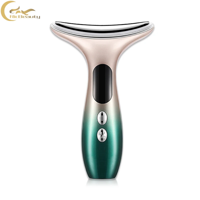 

Neck Massager Ems LED Photon Therapy Anti Wrinkle Double Chin Remover