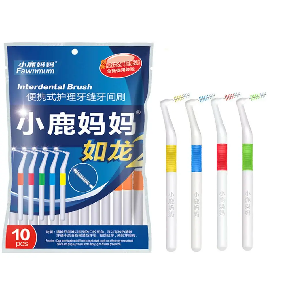 

06/07/08/10/12mm L Shape Interdental Brush Adults Manual Wisdom Tooth Brush Orthodontic Braces Whitening Tooth Supplies
