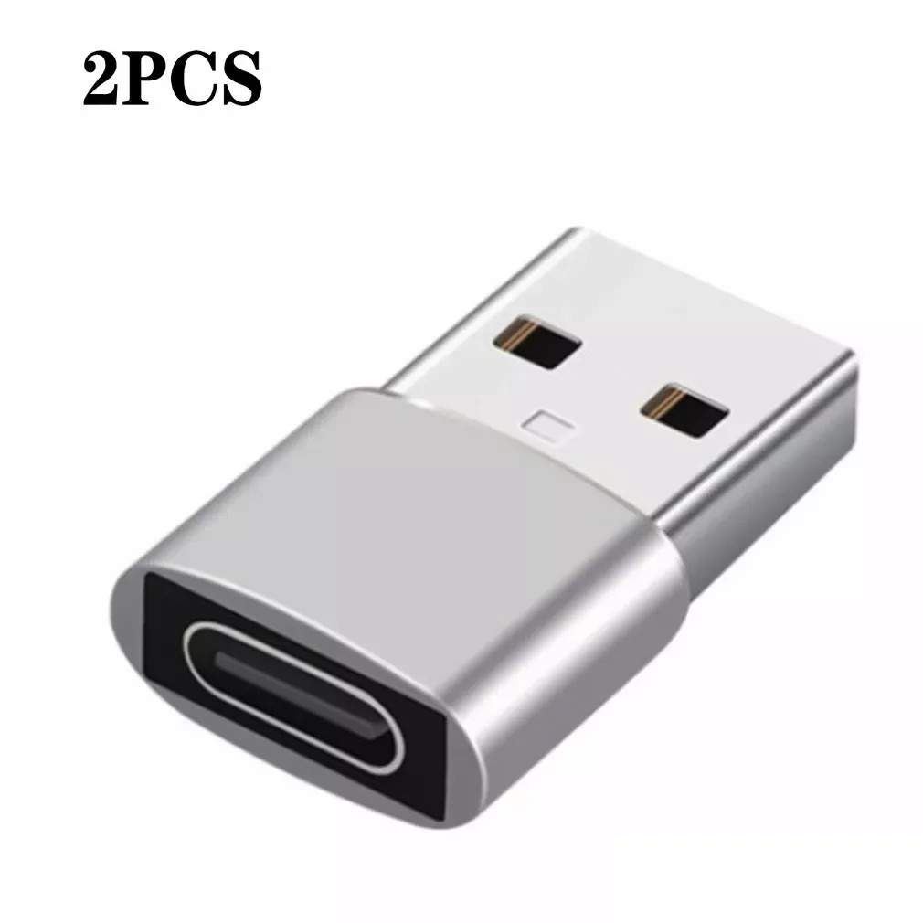 

2pcs USB C Adapter OTG Type C to USB Adapter Type-C OTG Adapter Cable For iPhone 12 Pro Max For airpods 1 2 3 phone USB Adapters
