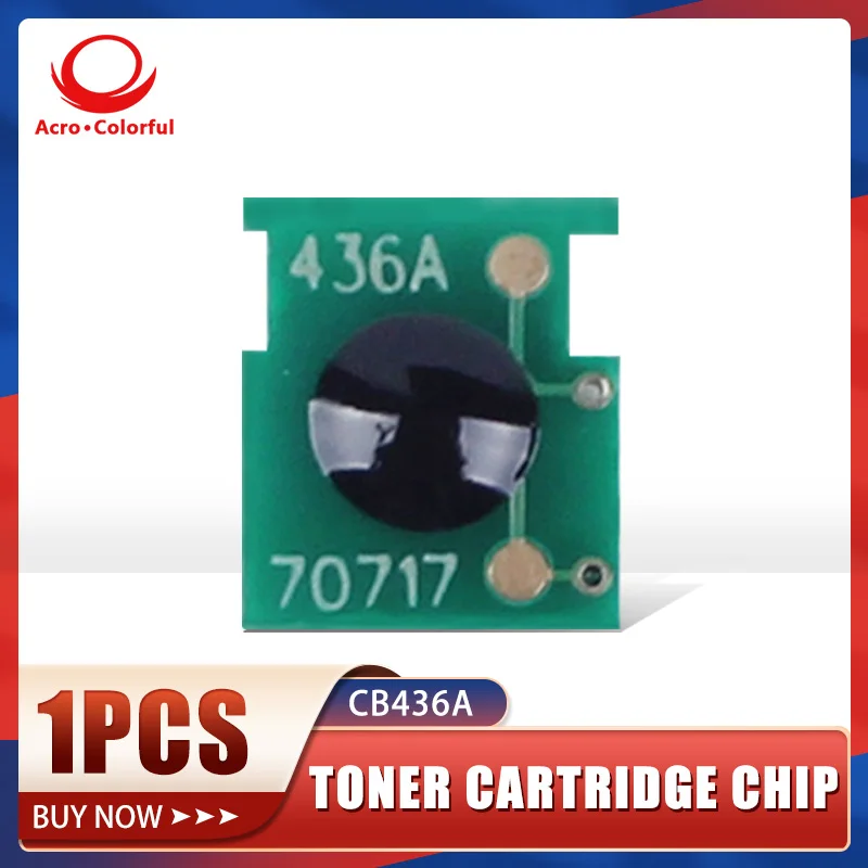 

Compatible CB436A Toner Chip For Hp P1503 P1504 P1505 P1506 M1120 M1120n M1522n Printer Cartridge