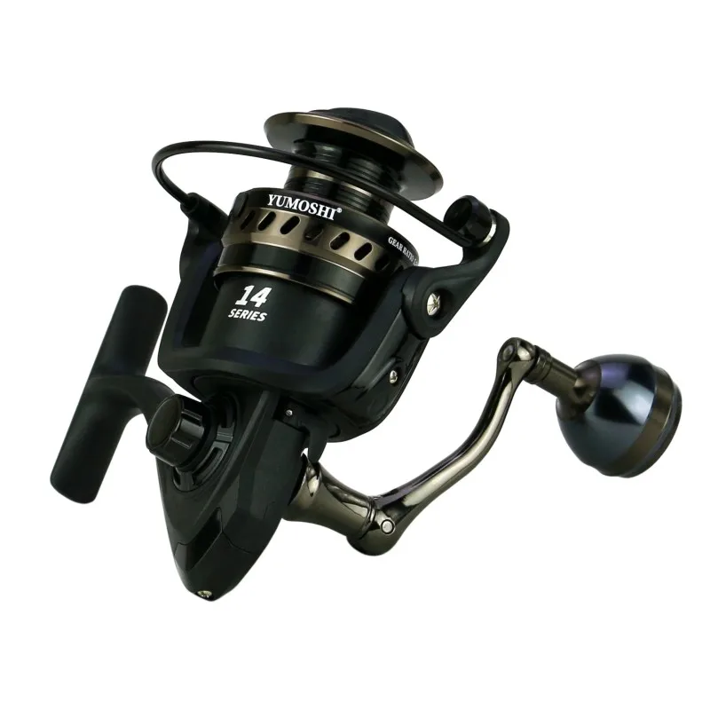 All metal 14 bearing Fishing reel rocker arm/folding rocker arm wear-resistant spinning wheel fishing reel baitcasting reel