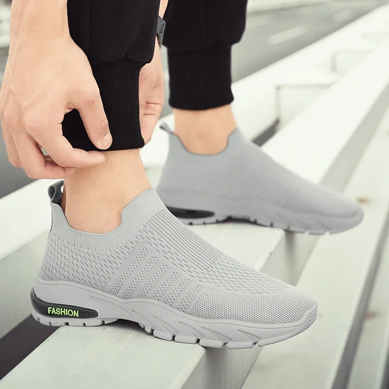 Мужские и женские кроссовки на плоской подошве повседневные дышащие
