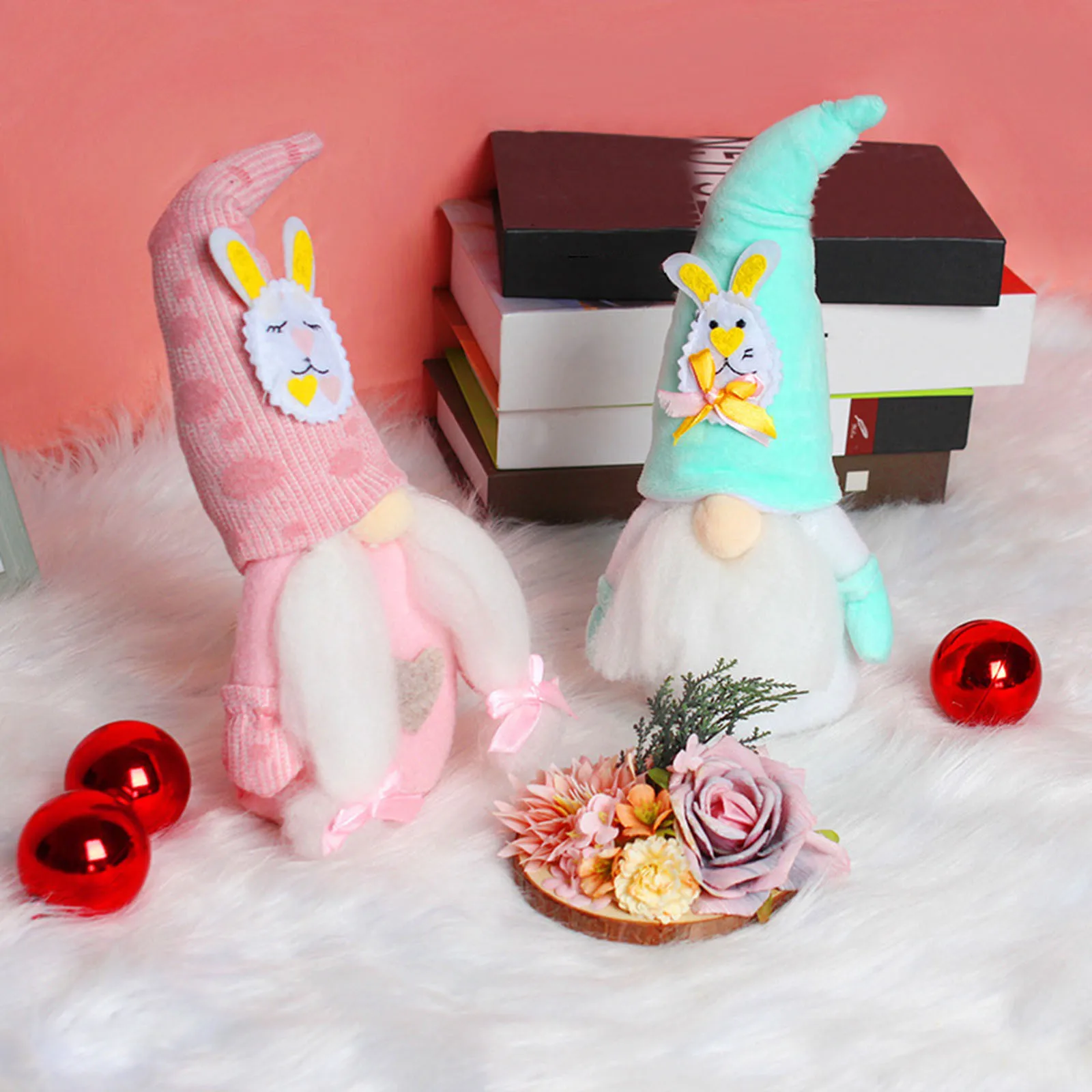 Пасхальные декоративные куклы карликовые без лица милый кролик для креативного