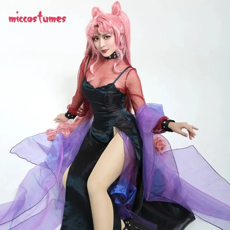 25COSЖенский костюм для косплея Goth Black Lady Chibiusa, женский костюм на Хэллоуин (art.: 3920d12545f73) - 3920d12545f73
