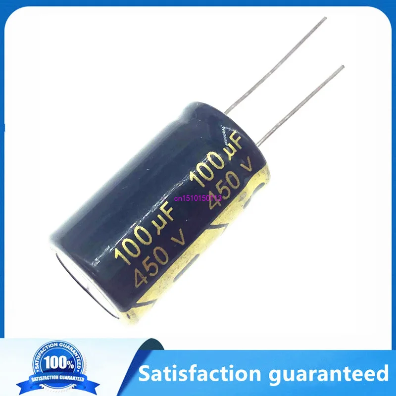 

2pcs 5pcs 450v 100UF 450v100UF aluminum electrolytic capacitor size 18*30 20%