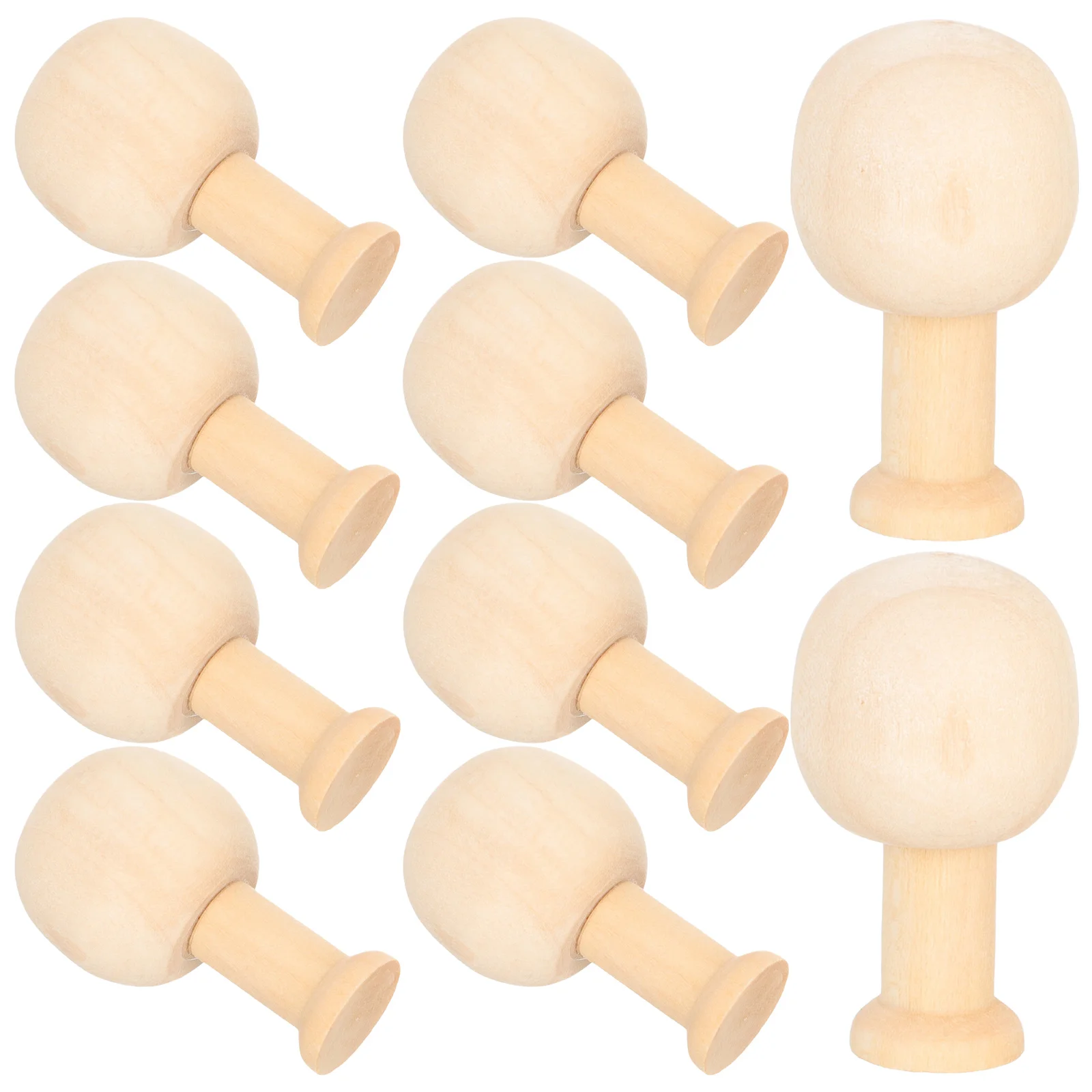 

Wood Peg Wooden Trees Easter Unfinished Cutouts Diy Crafts Tree Unpainted Miniature Kokeshi Decorations People Slices Decor Mini