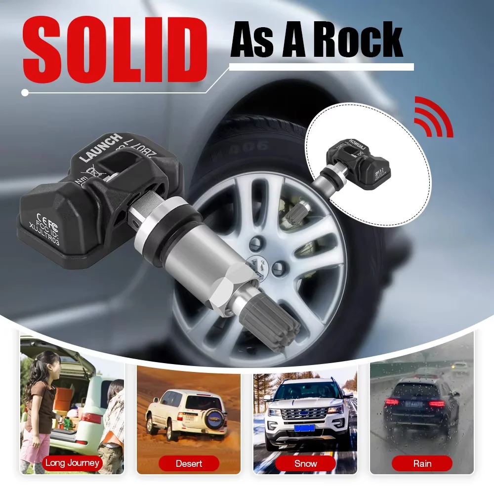 Фото LAUNCH X431 2 в 1 RF-SENSOR 315 МГц/433 МГц TPMS Датчик Инструменты для ремонта шин Сканер Датчики давления в шинах Тестер Программирование №3