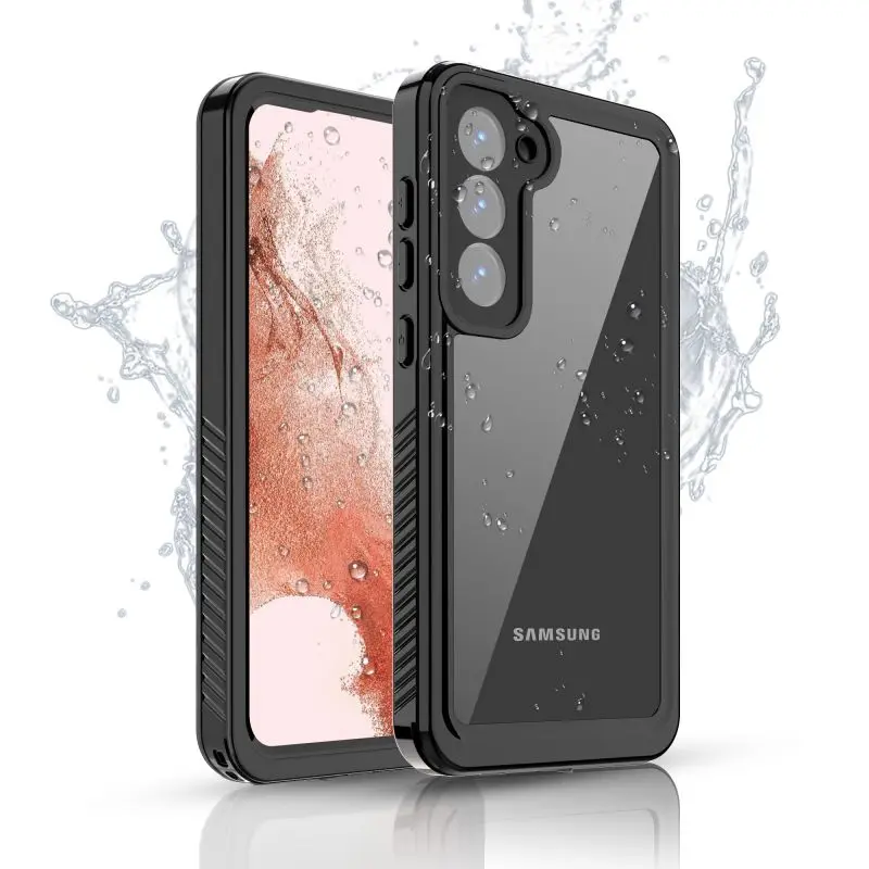 

Fully Sealed Ip68 Waterproof Case For Samsung Galaxy S20 S21 S23 Fe Diving Swim Outdoorsport Tpu Armor Anti-fall Dust-proof