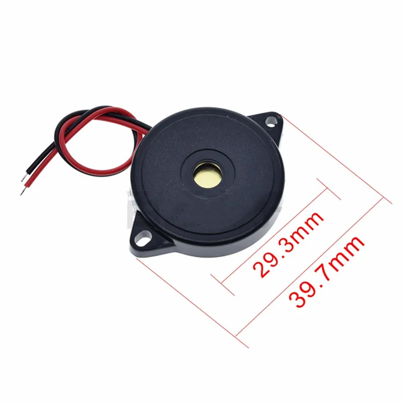 1 шт 30x мм закрытый пьезопасный зуммер с проводами AT3040