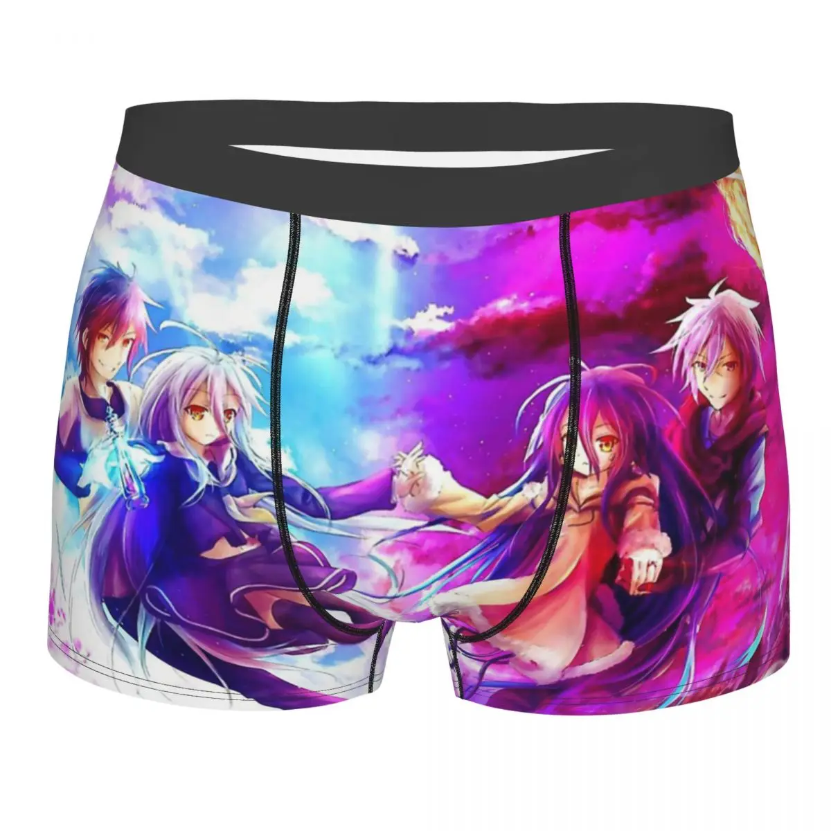 

Трусы Brother No Game No Life Fantasy Anime, хлопковые трусы, мужское нижнее белье, сексуальные шорты, боксеры, трусы