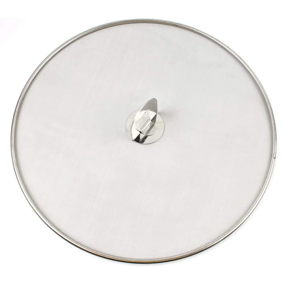 

Защита от брызг для кастрюль, термостойкая Крышка для сковороды, инструмент для приготовления масла, кухонные аксессуары, 25 см