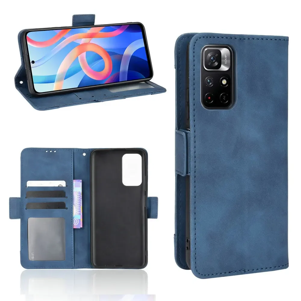 Флип-чехол для Xiaomi Poco X3 Pro чехол C40 C51 M4 F3 GT F4 X 3 искусственная кожа слот карт съемный