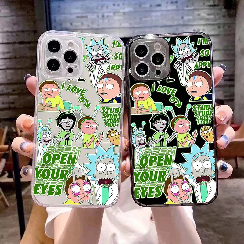 

Fashion Cartoon Anime color Phone Cover For iPhone 11 12 13 Pro Max X XR XS Max 6S 7 8 Plus 13 Mini SE20 Soft silicone TPU Case