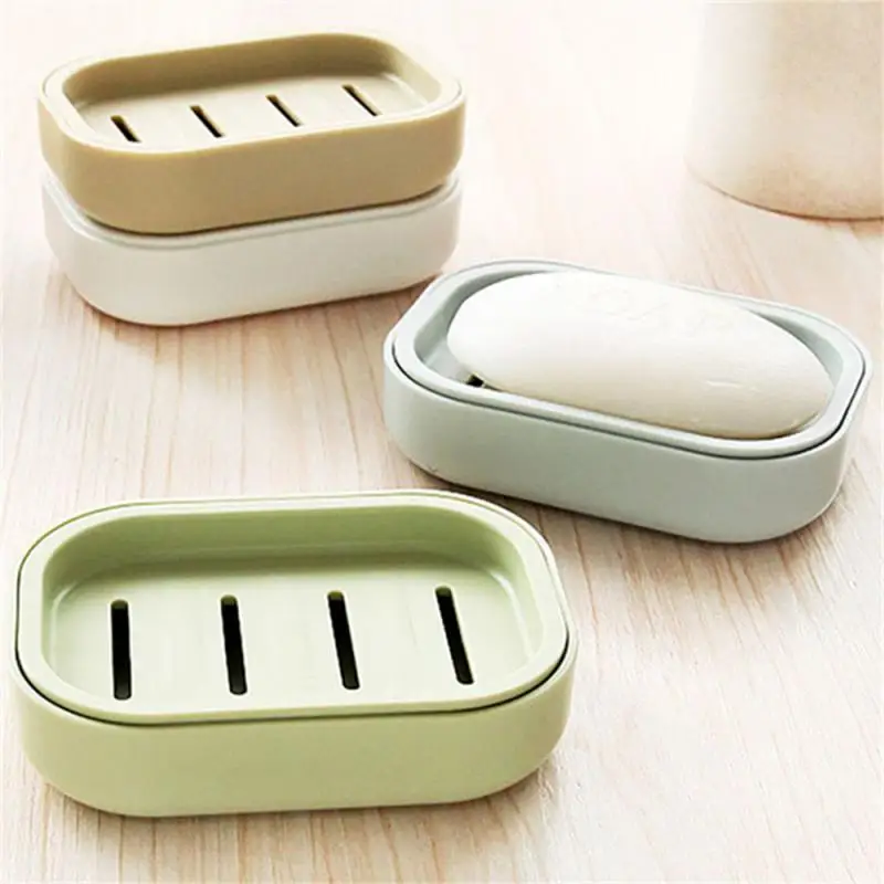 

Portable Soap Box Draining Soap Storage Rack Punch-Free Suction Cup Personalized Cute Household Shelf Bathroom Soap Container