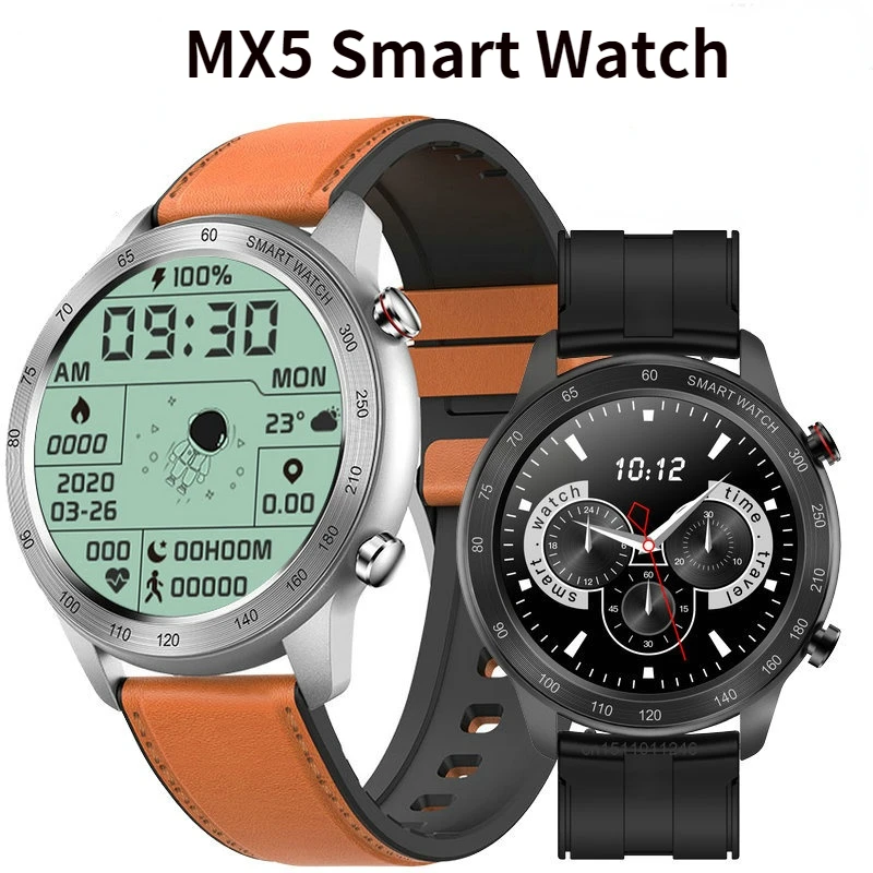 

Смарт-часы MX5 мужские, Bluetooth, водостойкие, IP68