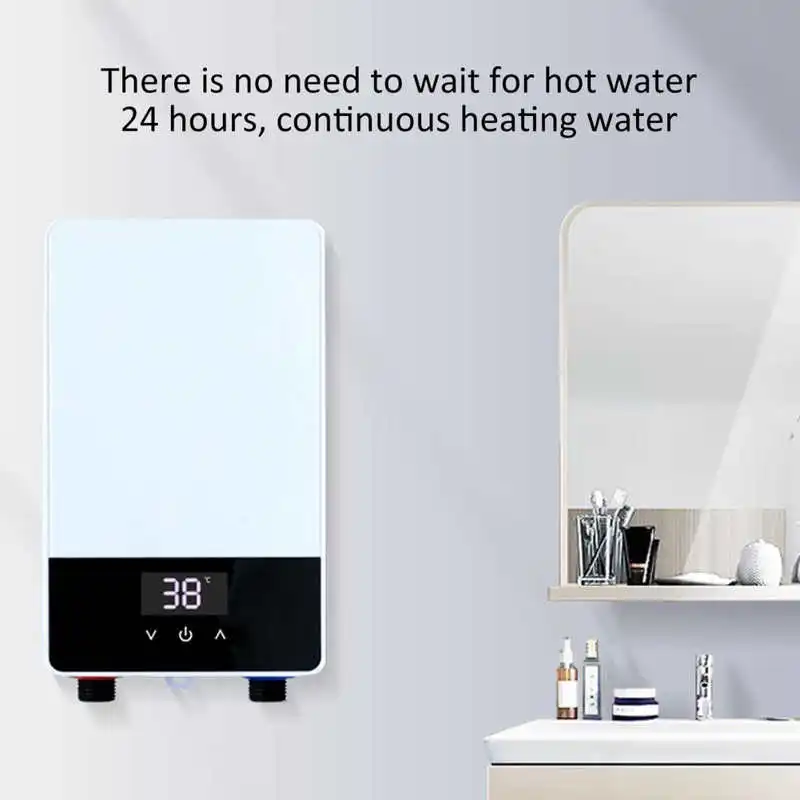

220v 5500w Instant Water Heater Electric Thankless Mini Instant Hot Water Heater With G1/2 Caliber Household Supply For Bathroom