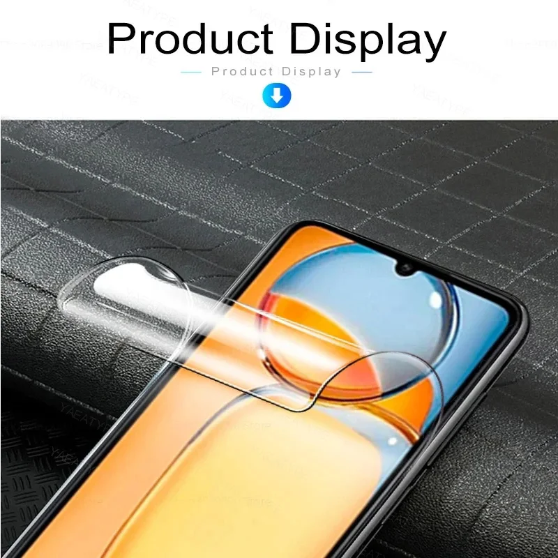 3 шт. гидрогелевая пленка для Xiaomi Redmi Note 10 11 9 12 Pro 9S 10S 11S Защитная экрана 9A 10A 10C 9T 12C