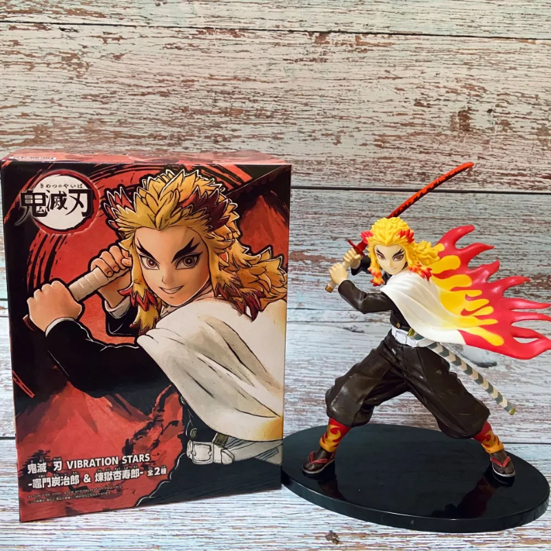 

Фигурка аниме Rengoku Kyoujurou, фигурка рассекающего демонов, наружная фигурка, настольная фигурка, украшение Kimetsu No Yaiba, игрушечная фигурка, декор ...