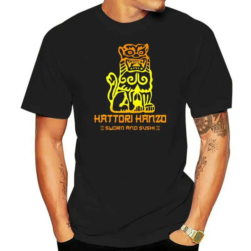 

Мужская черная футболка hatдори Hanzo с мечами и суши Убить Билла
