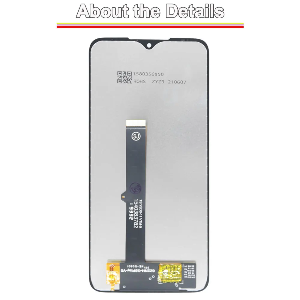 Фото ЖК-дисплей для Motorola Moto One Fusion, сенсорный экран в сборе, замена дигитайзера для Moto One Fusion XT2073 с рамкой №3