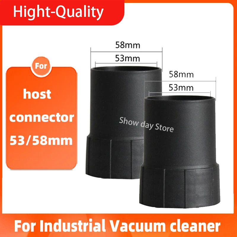 

2P Industrial Vacuum cleaner host connector 53/58mm,Connect hose adapter and host For Thread hose 50mm/58mm,vacuum cleaner parts