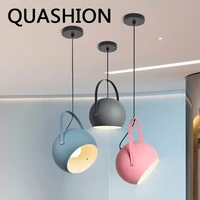 macaron pendant lamps nordic colorful pendant light new led adjustable home decors luminaria for bedroom bedside lighting lustre