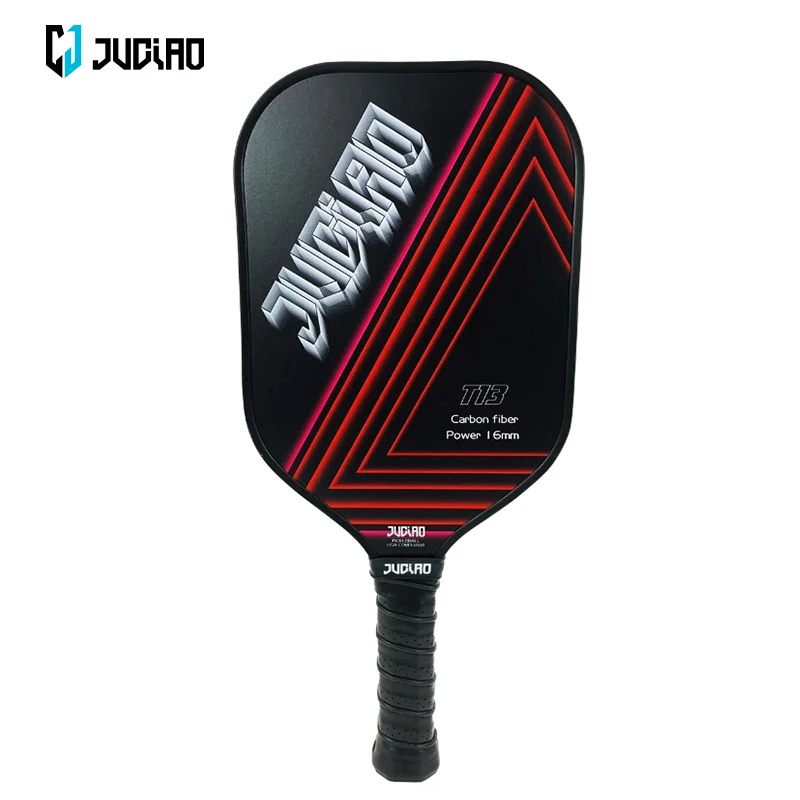 

Juciao New Design Graphite Carbon Fiber Pickleball Polypropylene Honeycomb Core Comfort Grip Pickleball Racket