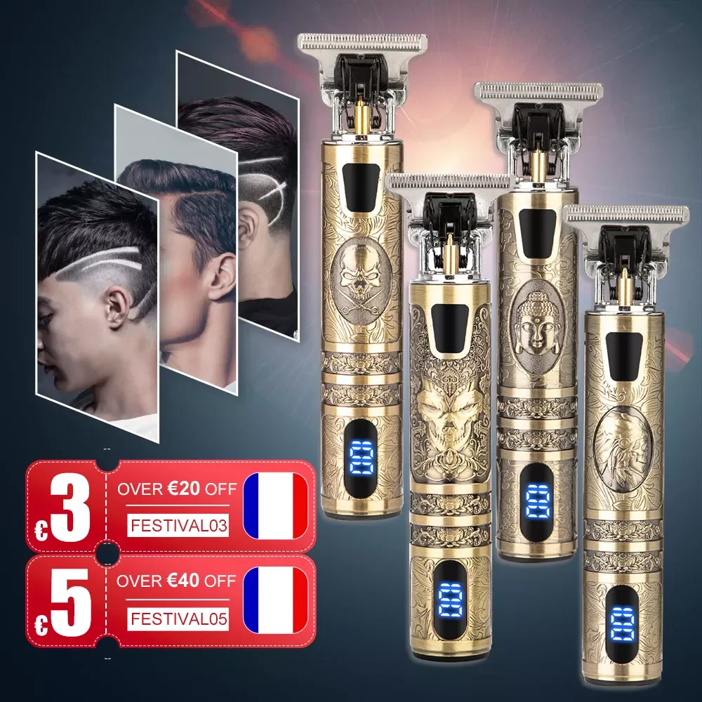 

Hair Clipper For Men Rechargeable Buddha Dragon Professional T Shaver Beard Trimmer Hair Cutting Machine Outliner Hair Trimmer