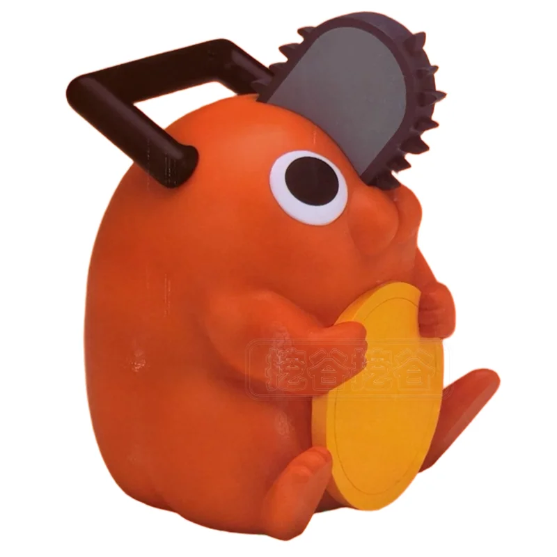 Фото Оригинальная фигурка Bandai Chainsaw Man Pochita Sofubi, Q-версия, аниме-фигурка Sofvimates, модель из ПВХ, коллекционная игрушка, 13 см, JP №3