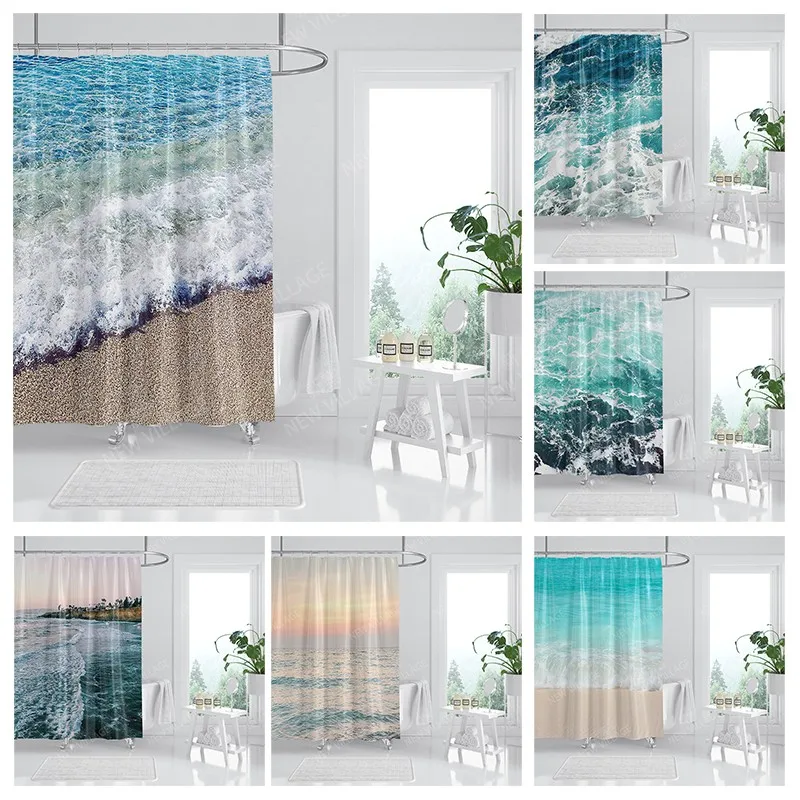 

Водонепроницаемые тканевые занавески для душа, занавески для ванной, аксессуары, занавеска для ванной, для душа, 180x200 см, 240*200, аниме, украшение в стиле бохо