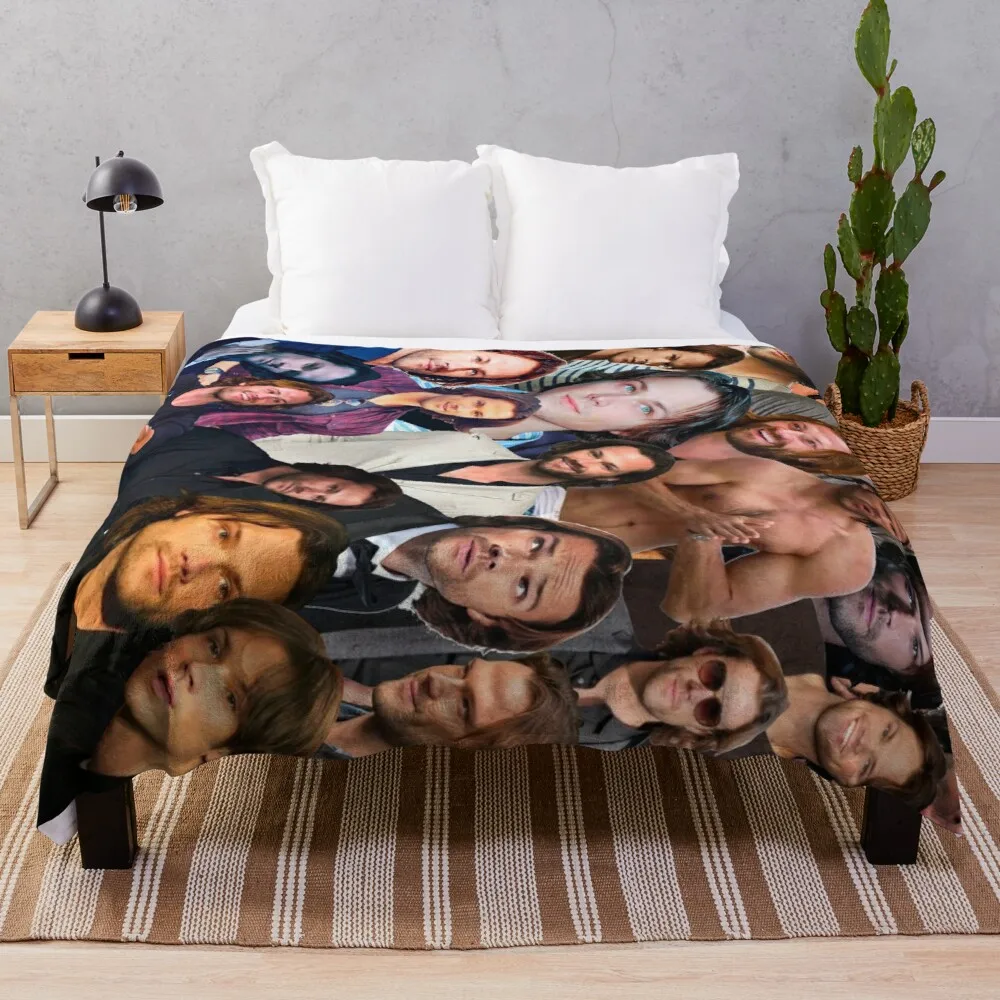 

Jared Padalecki Photo Collage Throw Blanket Fuzzy Blanket