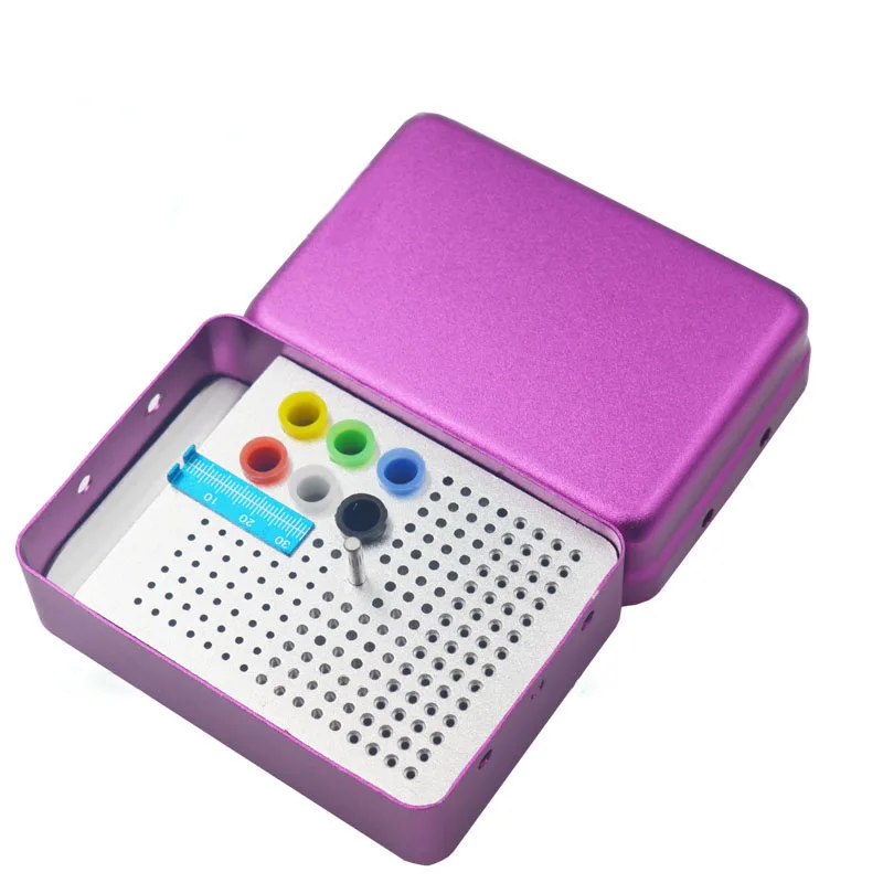 

1Pc 180 Hole Dental Autoclave Bur Sterilization Box Dental Needle Placement Box Dentistry Instruments