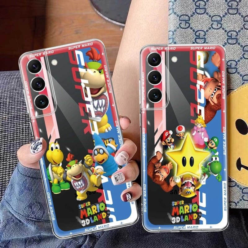 For Samsung Galaxy S21 Plus S22 Ultra 5G S20 FE S23 S23Ultra S22Ultra S20FE S21FE Print Cover Case Super Mario Game Cute Cartoon images - 6