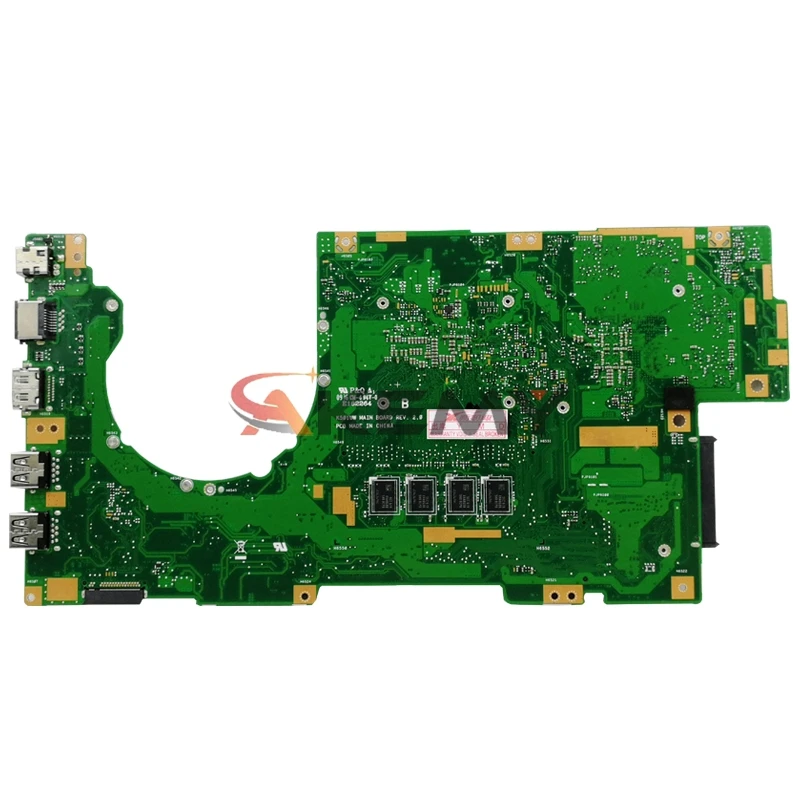 Материнская плата K501UW для ноутбука ASUS K501UXM K501UQ оригинальная материнская 4G-RAM