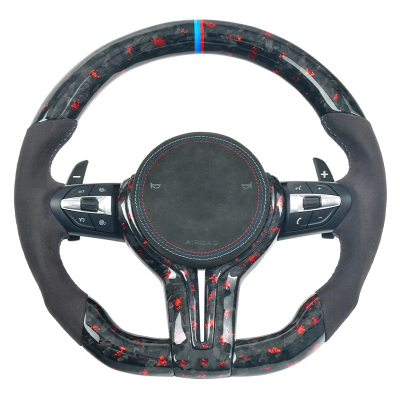 

M Sports Steering Wheel For BMW F10 F11 F20 F30 F32 F34 F48 F15 F16 F25 F26 1 3 4 5 Series 550d 328m Upgrade M3 M6 Customized
