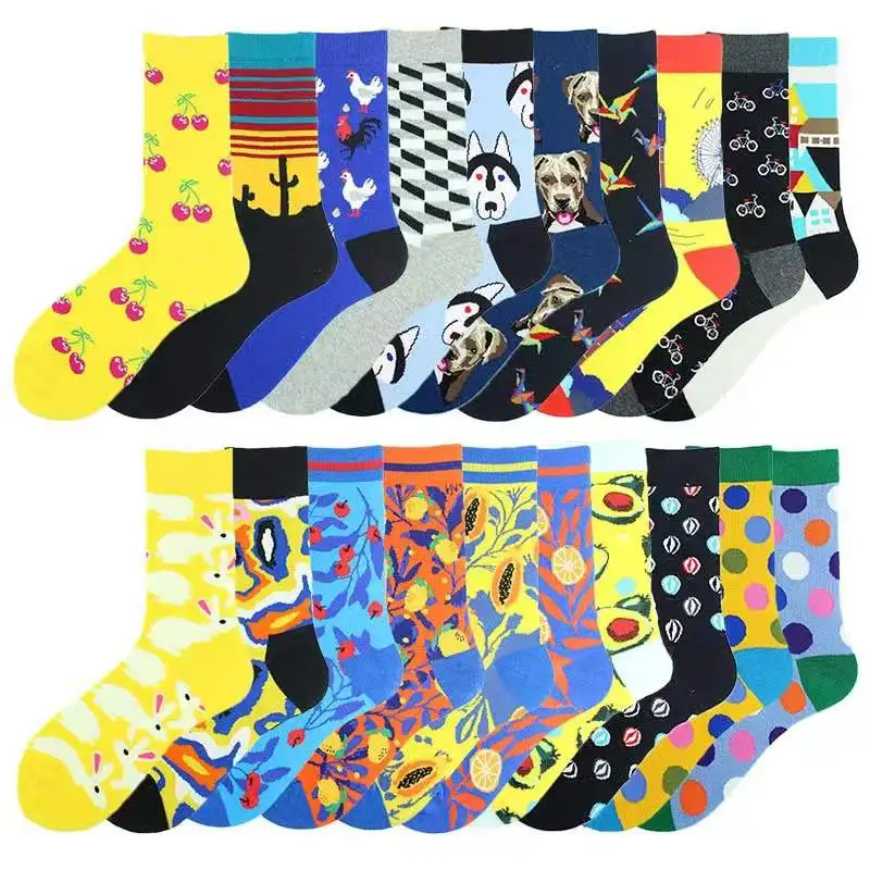 

Fashion Cotton Socks Comfortable Streetwear Breathable Women Socks All Seasons Socks for Girls