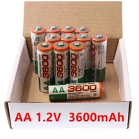 aa rechargeable battery pilas recargables aa 3600mah 1 2v ni mh aa battery batteries only bundle 1 cnorigin 4 28 ce