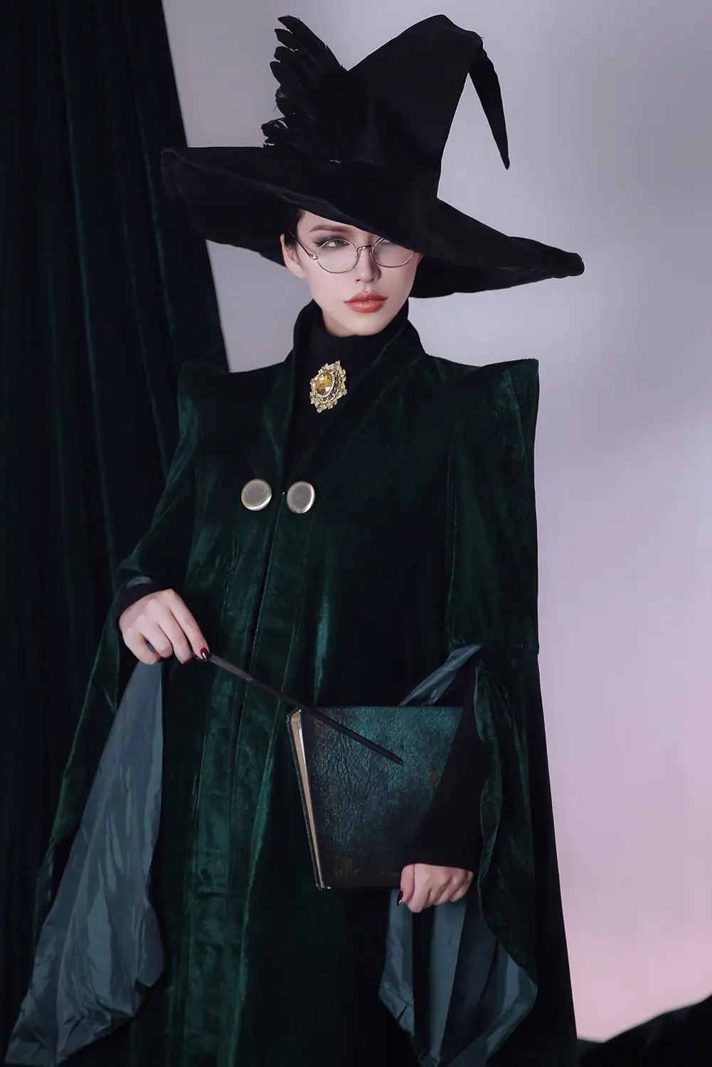 (В наличии) Профессиональная минерава макгонагра платье плащ наряды костюмы на