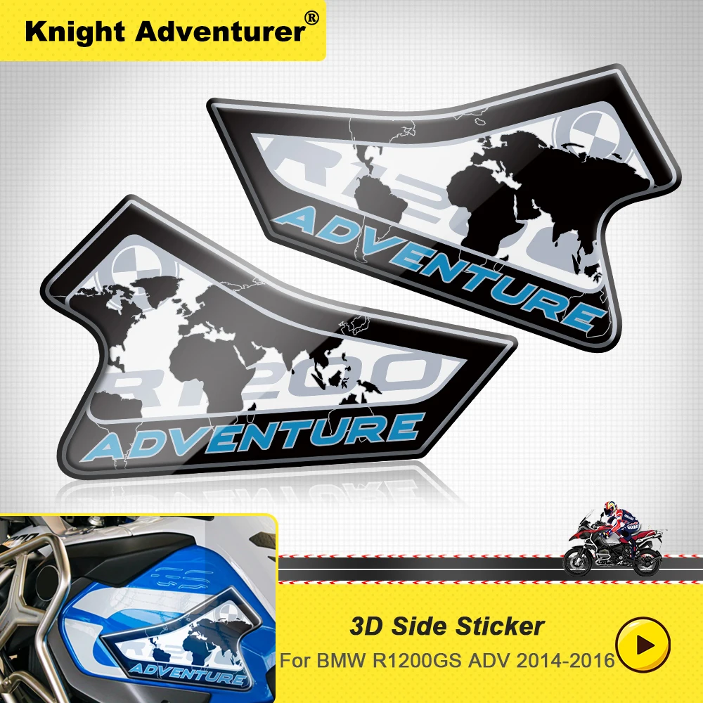 

Наклейка на мотоцикл R1200GS «Приключения», Боковой защитный бак s для BMW r1200gs r 1200 gs Adventure 2014 2015 2016