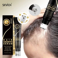 sevich ginger hair growth oil prevent hair loss fast treatment ginseng scalp massage roller essence hair care for men women 20ml