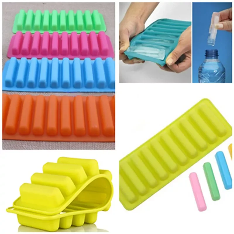 

NEW2022 Summer Artifact Silicone Ice Cube Tray Mold Fits For Water Bottle Ice Cream Markers Tools