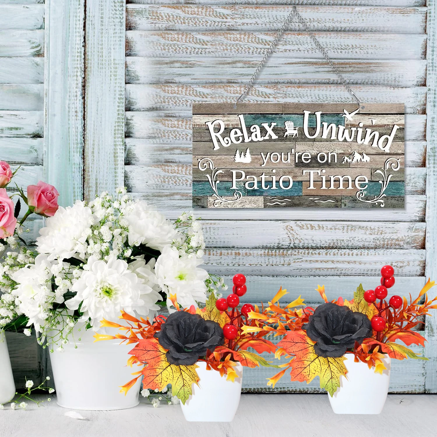 Искусственный Черный Пион для мужчин украшение в горшке подходит Хэллоуина