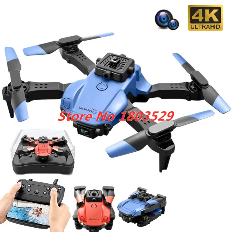 Мини-карманный дрон складная 4K HD камера радиоуправляемый квадрокоптер вертолет